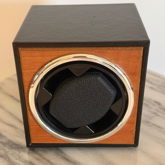 Automatic Watch Winder Storage Box Faux Leather Wooden Tested - Picture 1 of 8